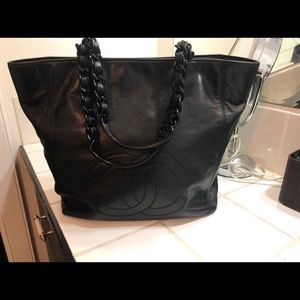 Authentic Chanel Lambskin Tote